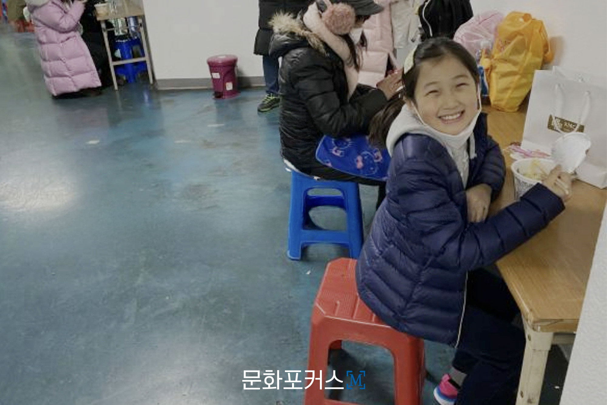 2020년 2월 목동에서 개최된 ISU 피겨스케이팅 사대륙 선수권 대회를 관람하는 허지유｜제공=허지유 어머니