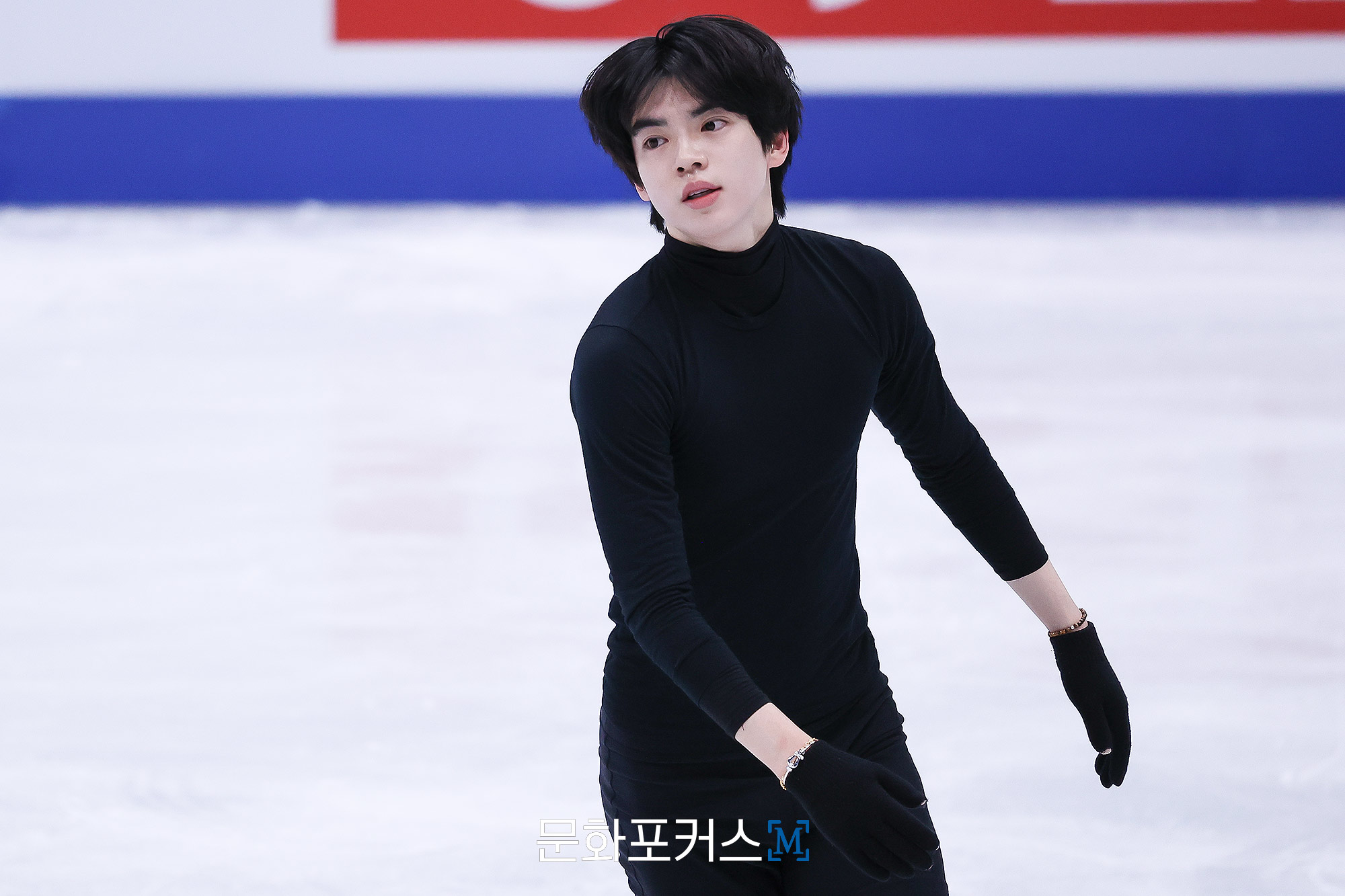 2026 ISU 피겨스케이팅 사대륙 선수권 대회 1일차 공식 연습에 참여한 차준환 | 사진=김혜경