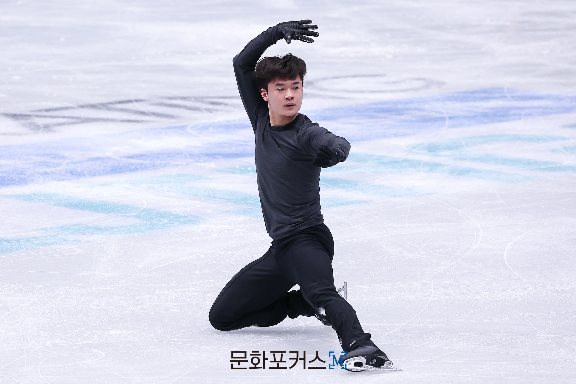 2026 ISU 피겨스케이팅 사대륙 선수권 대회 1일차 공식 연습에 참여한 김현겸 | 사진=김혜경
