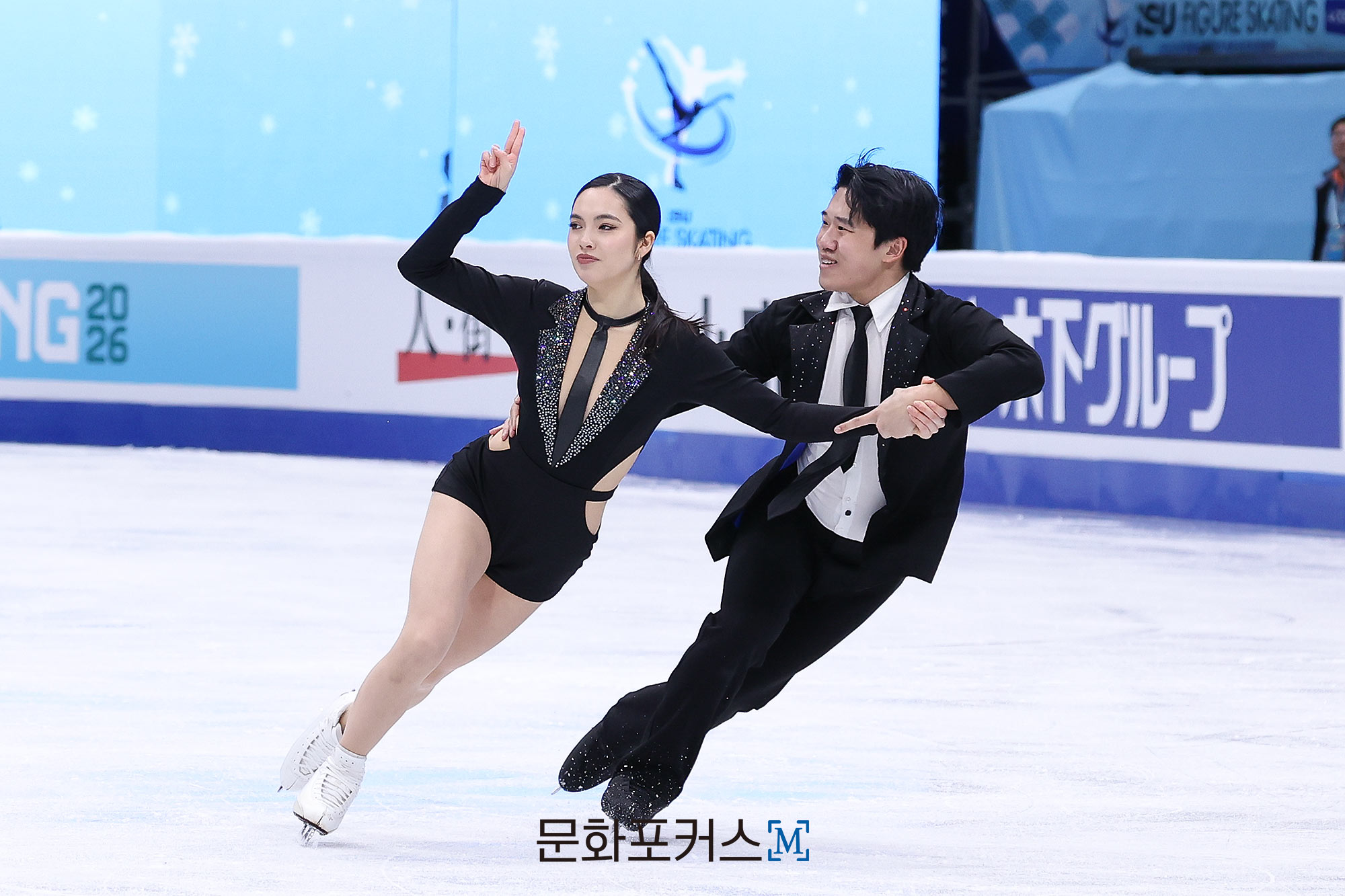 2026 ISU 피겨스케이팅 사대륙 선수권 대회에 출전한 임해나-권예 | 사진=김혜경