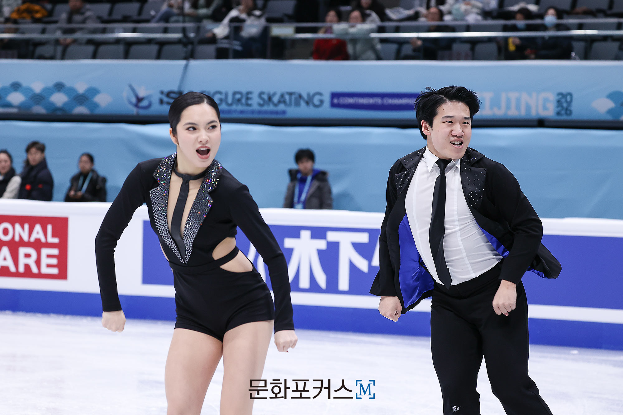 2026 ISU 피겨스케이팅 사대륙 선수권 대회에 출전한 임해나-권예 | 사진=김혜경