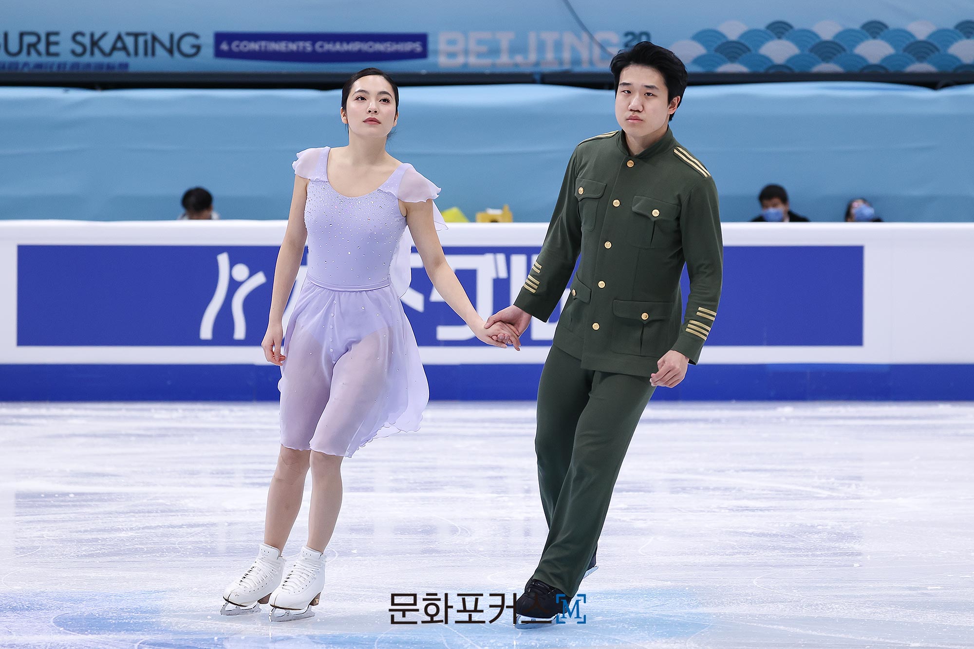 2026 ISU 피겨스케이팅 사대륙 선수권 대회에 출전한 임해나-권예 | 사진=김혜경