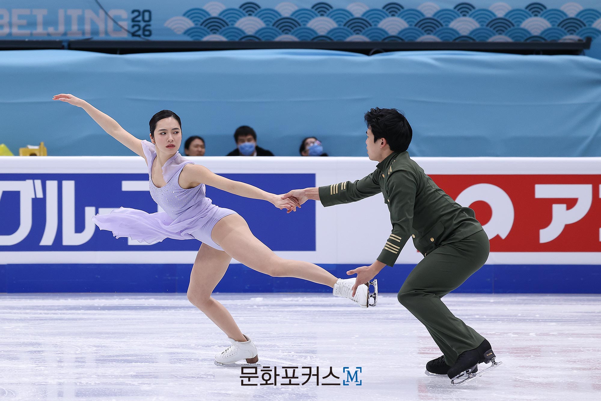 2026 ISU 피겨스케이팅 사대륙 선수권 대회에 출전한 임해나-권예 | 사진=김혜경