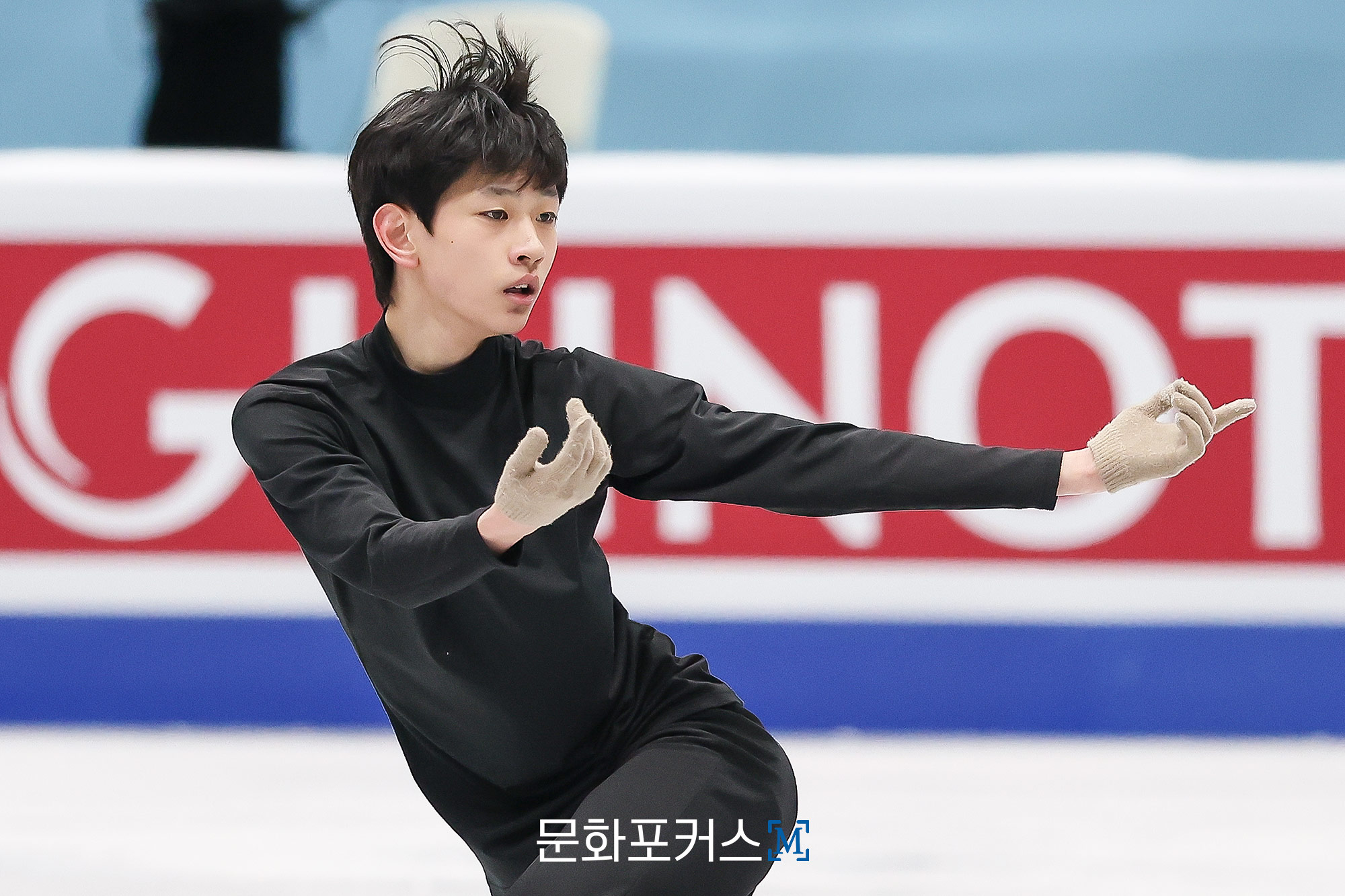 2026 ISU 피겨스케이팅 사대륙 선수권 대회 1일차 공식 연습에 참여한 이재근 | 사진=김현진