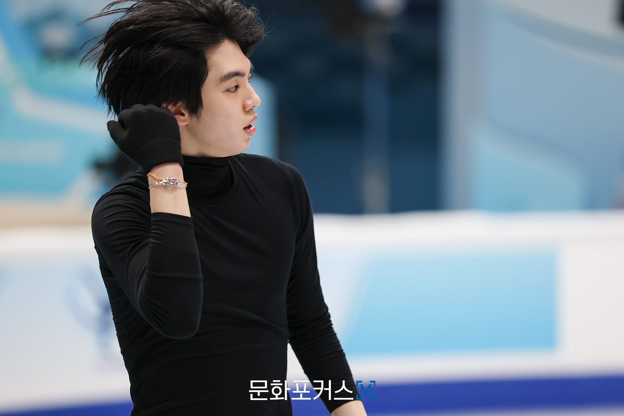 2026 ISU 피겨스케이팅 사대륙 선수권 대회 1일차 공식 연습에 참여한 차준환 | 사진=김현진