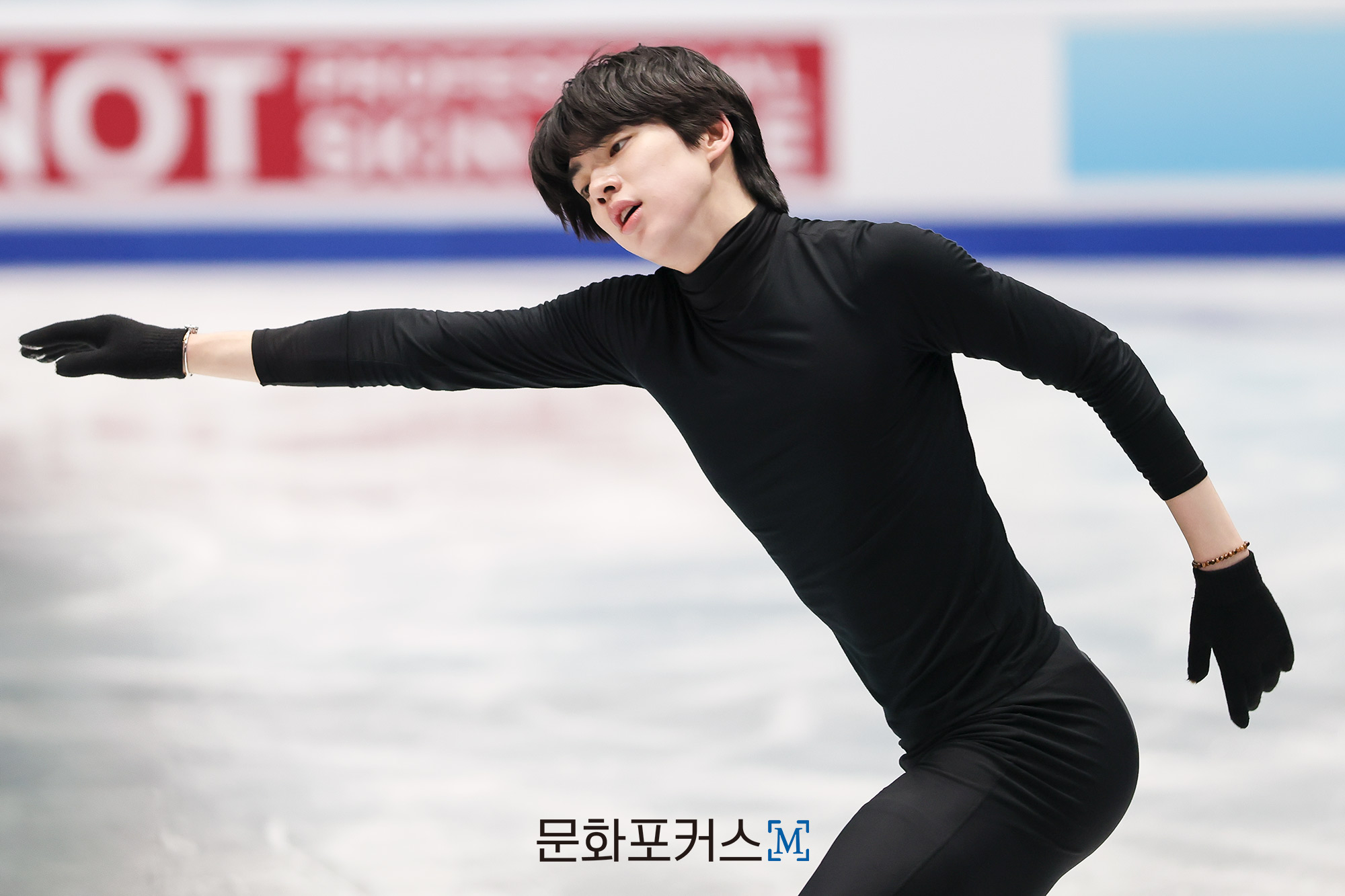 2026 ISU 피겨스케이팅 사대륙 선수권 대회 1일차 공식 연습에 참여한 차준환 | 사진=김현진