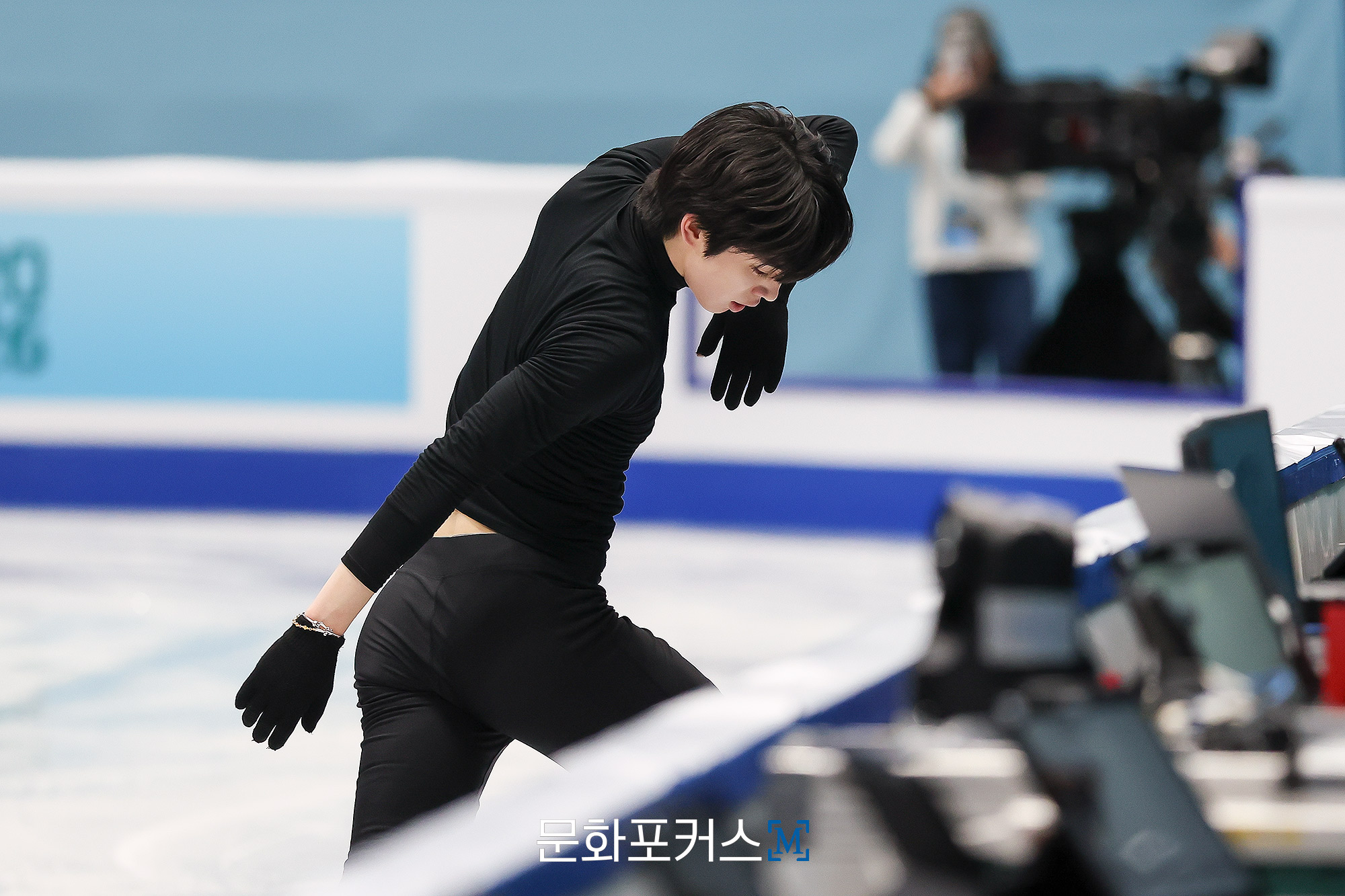 2026 ISU 피겨스케이팅 사대륙 선수권 대회 1일차 공식 연습에 참여한 차준환 | 사진=김현진