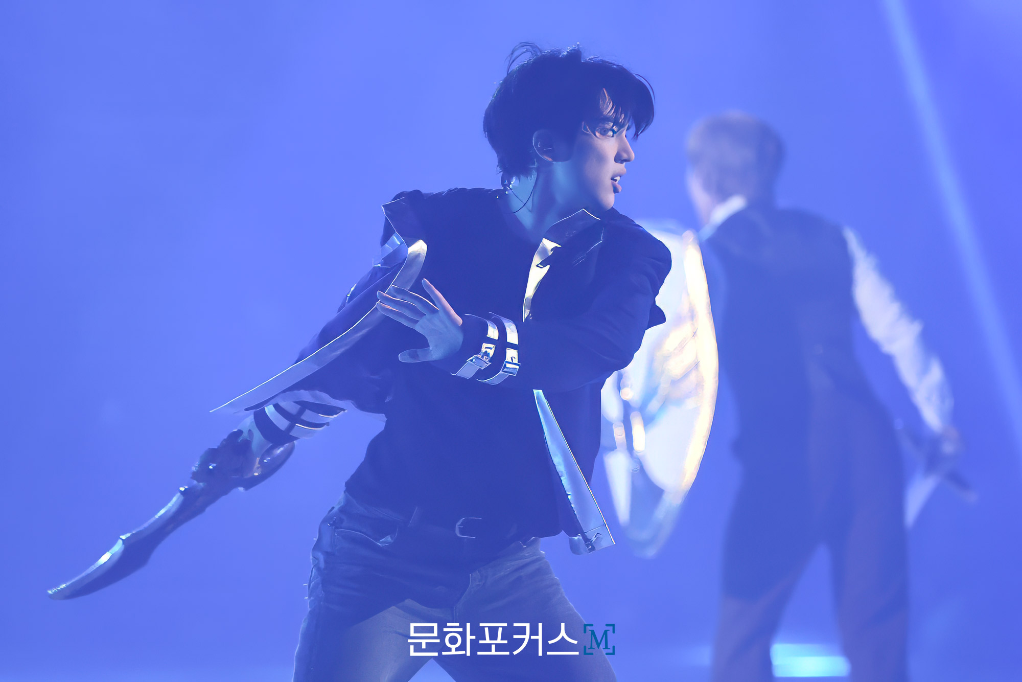 '성진우' 역의 '차준환'이 '나 혼자만 레벨업 on ICE'에 출연해 연기를 선보이고 있다. | 사진 = 김현진 기자